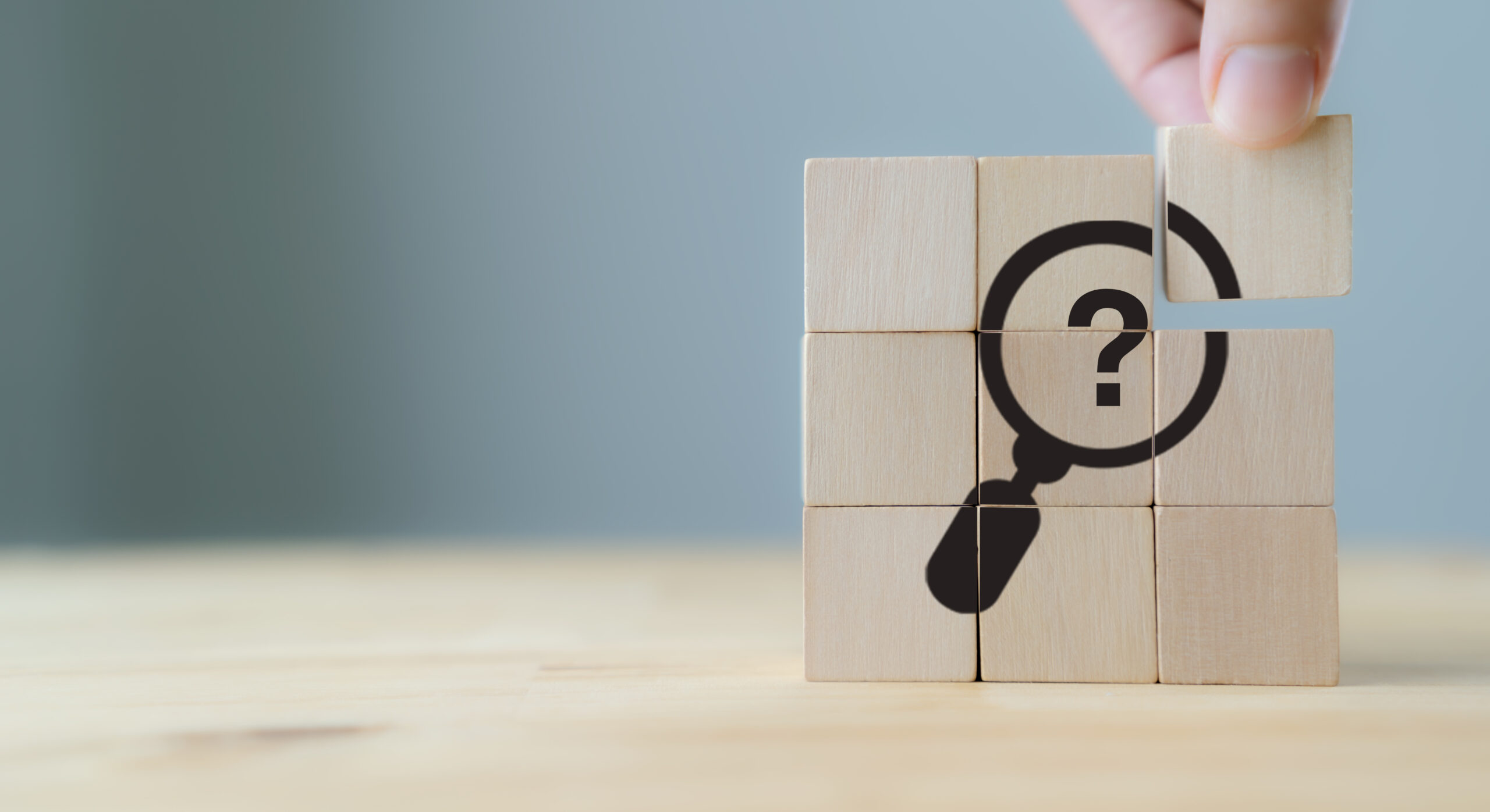 Problems and root cause analysis concept. Define problems to fin